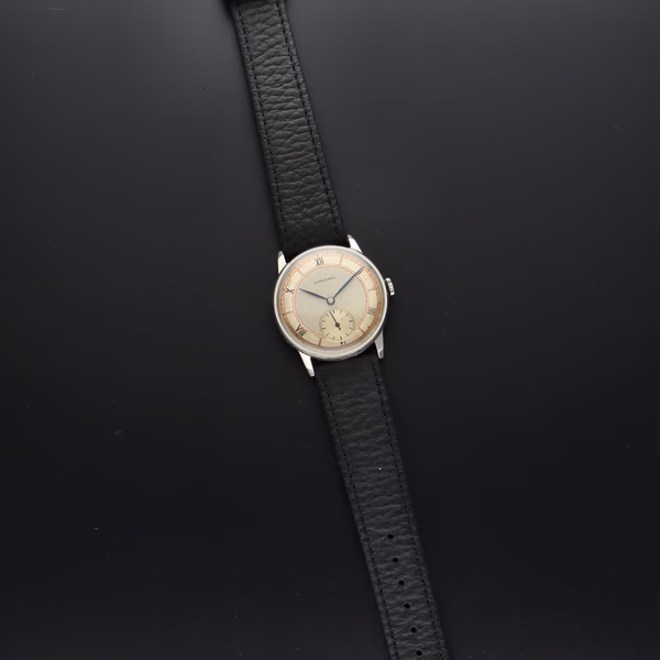 Longines Oversize Two Tone Sector Dial Watch