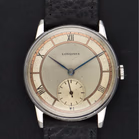 Longines Oversize Two Tone Sector Dial Watch