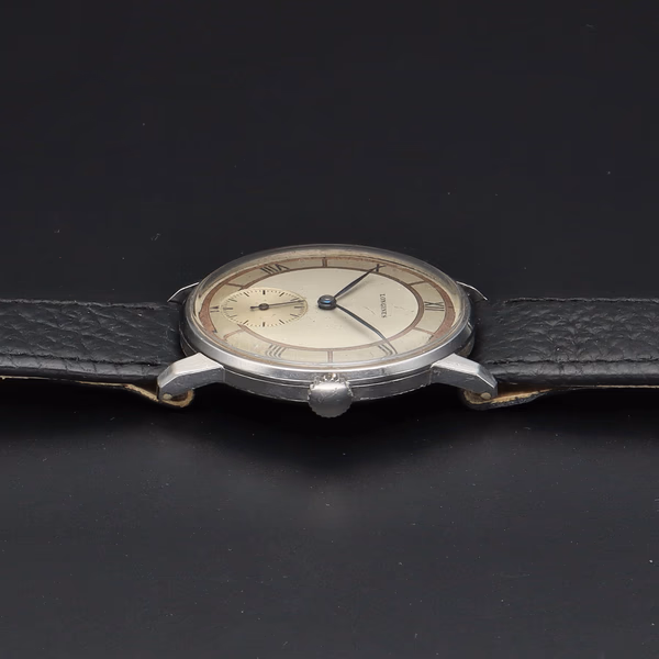 Longines Oversize Two Tone Sector Dial Watch