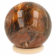 Versteend hout bol 60 mm - 360° presentation