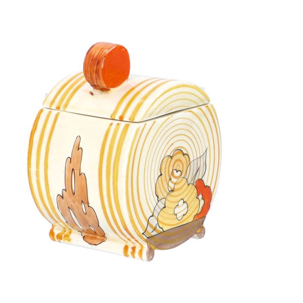 Clarice Cliff Capri Bonjour Preserve Pot