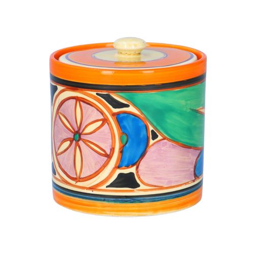 Clarice Cliff Sliced Fruit Preserve Pot image-1