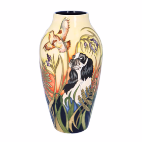 Moorcroft Sheep Dog Trials Vase