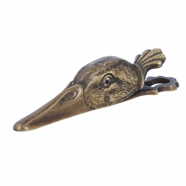 Bronze Duck Head Paper Clip