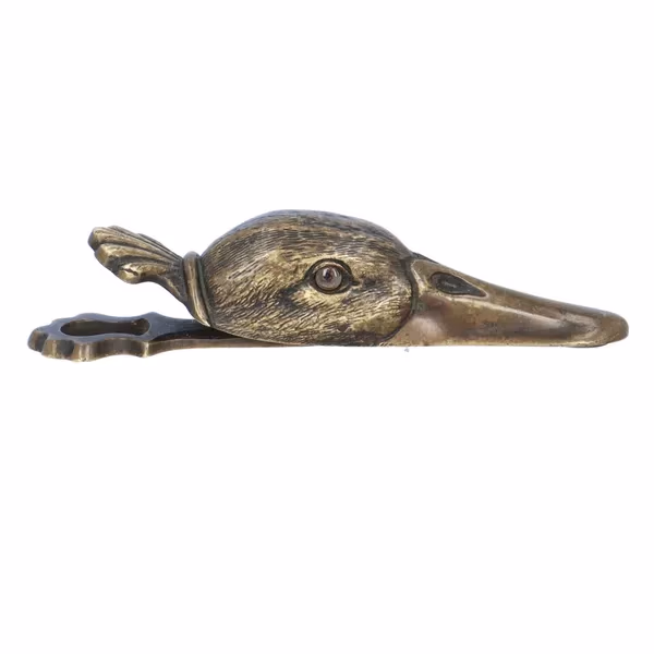Bronze Duck Head Paper Clip
