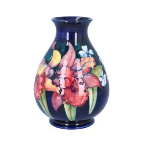Walter Moorcroft Orchid Vase