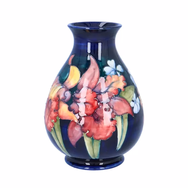 Walter Moorcroft Orchid Vase