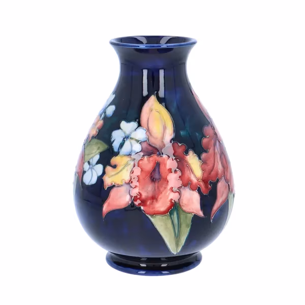 Walter Moorcroft Orchid Vase