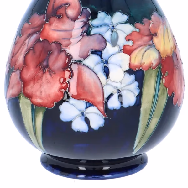 Walter Moorcroft Orchid Vase
