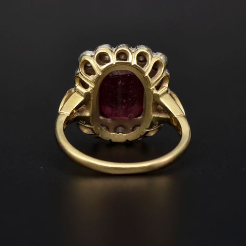 18ct Gold Ruby and Diamond Ring image-5