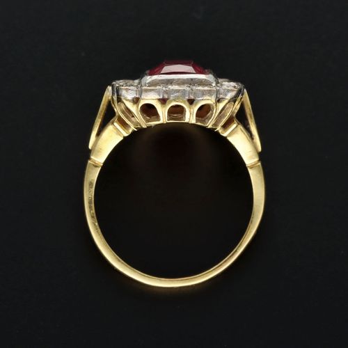 18ct Gold Ruby and Diamond Ring image-6