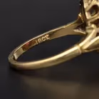 18ct Gold Ruby and Diamond Ring