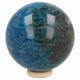 Blauwe apatiet bol 64 mm - 360° presentation