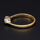 Antique 18ct Gold Platinum Diamond Ring, Size N