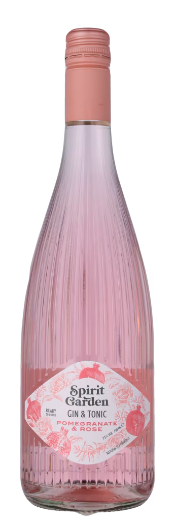 SPIRIT GARDEN GIN & TONIC POMEGRANATE & ROSE 7,3% M/PANT PETER MERTES