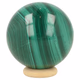 Malachiet bol 45mm - 360° presentation