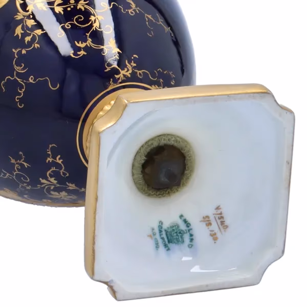 Coalport Vase & Cover Attributed To A. Bowdler