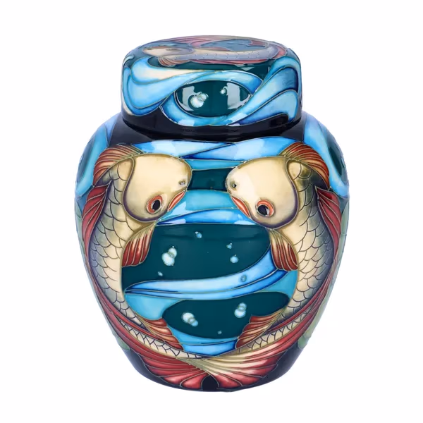 Limited Edition Moorcroft Lagoon Ginger Jar