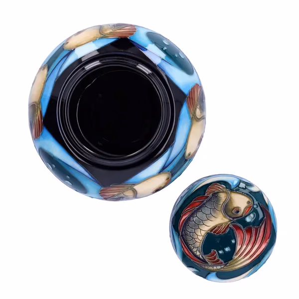 Limited Edition Moorcroft Lagoon Ginger Jar