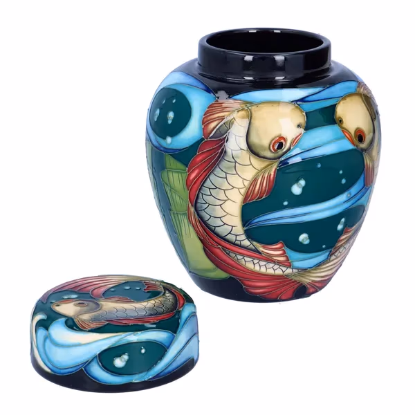 Limited Edition Moorcroft Lagoon Ginger Jar