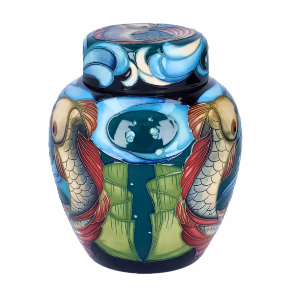 Limited Edition Moorcroft Lagoon Ginger Jar