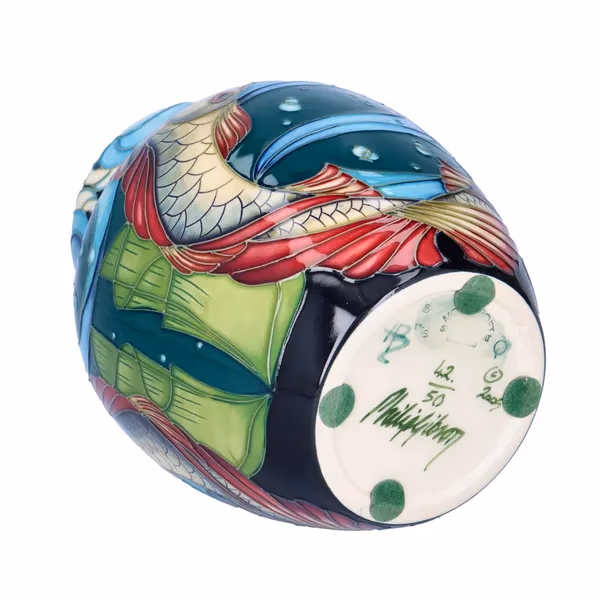 Limited Edition Moorcroft Lagoon Ginger Jar