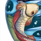 Limited Edition Moorcroft Lagoon Ginger Jar