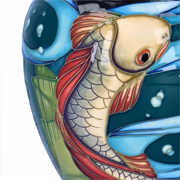 Limited Edition Moorcroft Lagoon Ginger Jar
