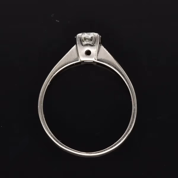 Vintage 18ct Gold Diamond Solitaire Ring
