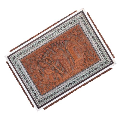 Indian Sandalwood Mosaic Box image-6