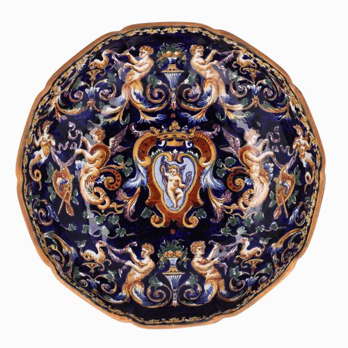 19th Century French Faience Porcelain Bowl image-1