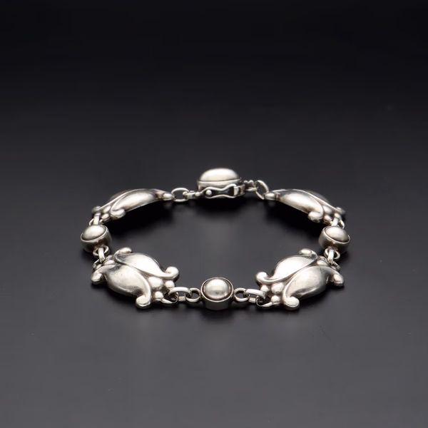 Georg Jensen Moonlight Blossom Silver Bracelet