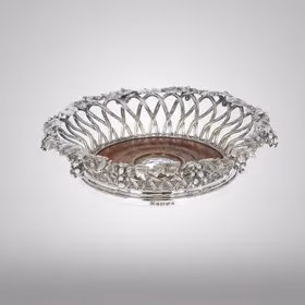 19th Century Elkington Silver Plated Wine Coaster