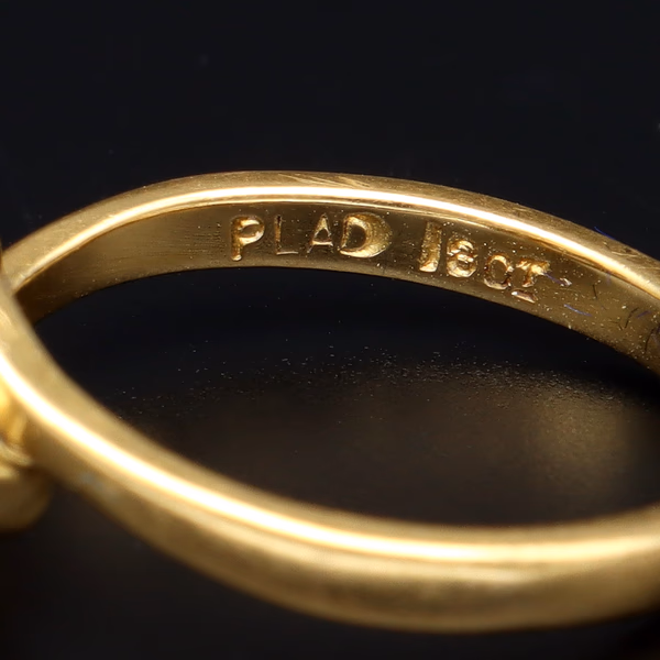 18ct Antique 0.3Ct Diamond Trilogy Ring. Circa 1910