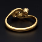 18ct Antique 0.3Ct Diamond Trilogy Ring. Circa 1910