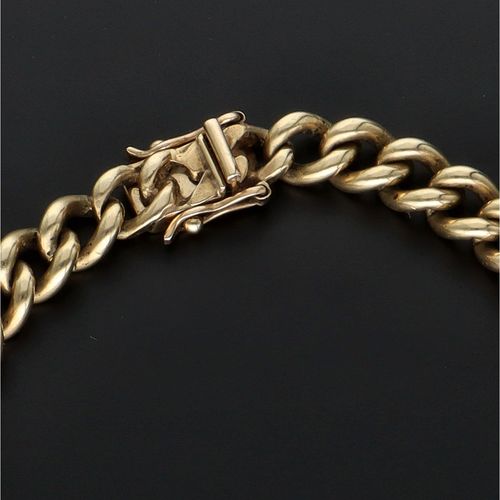 Vintage 9ct Gold Chain Bracelet image-3