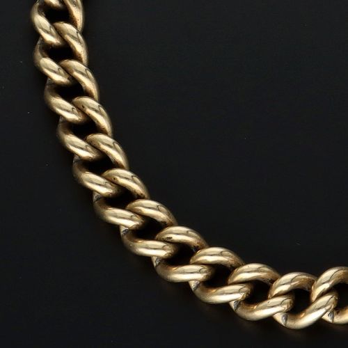 Vintage 9ct Gold Chain Bracelet image-2