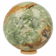 Chrysopraas bol 87mm - 360° presentation