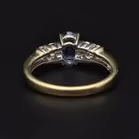 18ct Gold Diamond and Sapphire Ring