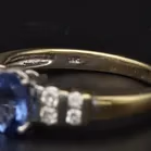 18ct Gold Diamond and Sapphire Ring