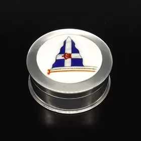 Edwardian Silver and Enamel Trinket Box