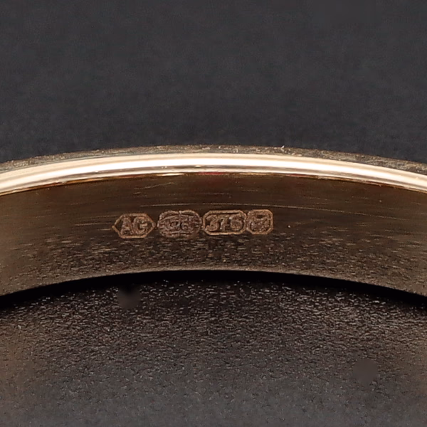 9ct Yellow Gold Ruby & Diamond Eternity Ring