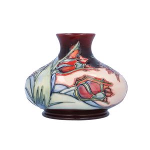 Moorcroft Red Tulip Vase