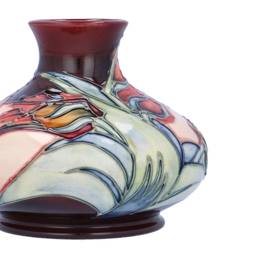 Moorcroft Red Tulip Vase image-2