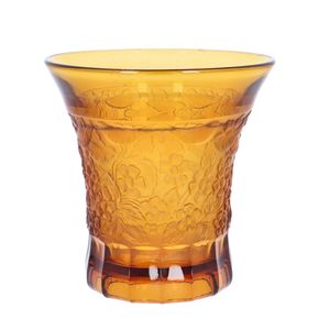 Barolac Amber Glass Vase