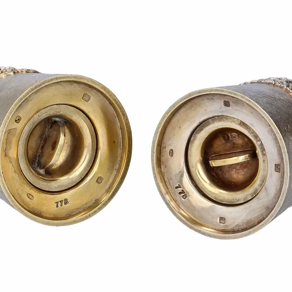 Silver and Silver Gilt Cruet Set