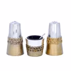 Silver and Silver Gilt Cruet Set
