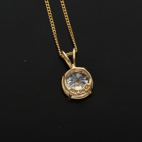 18K Gold Pendant and Chain image-5
