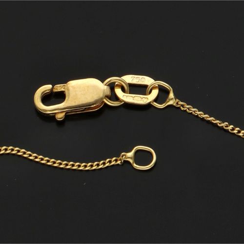18K Gold Pendant and Chain image-6
