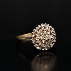 9ct Gold Diamond Cluster Ring